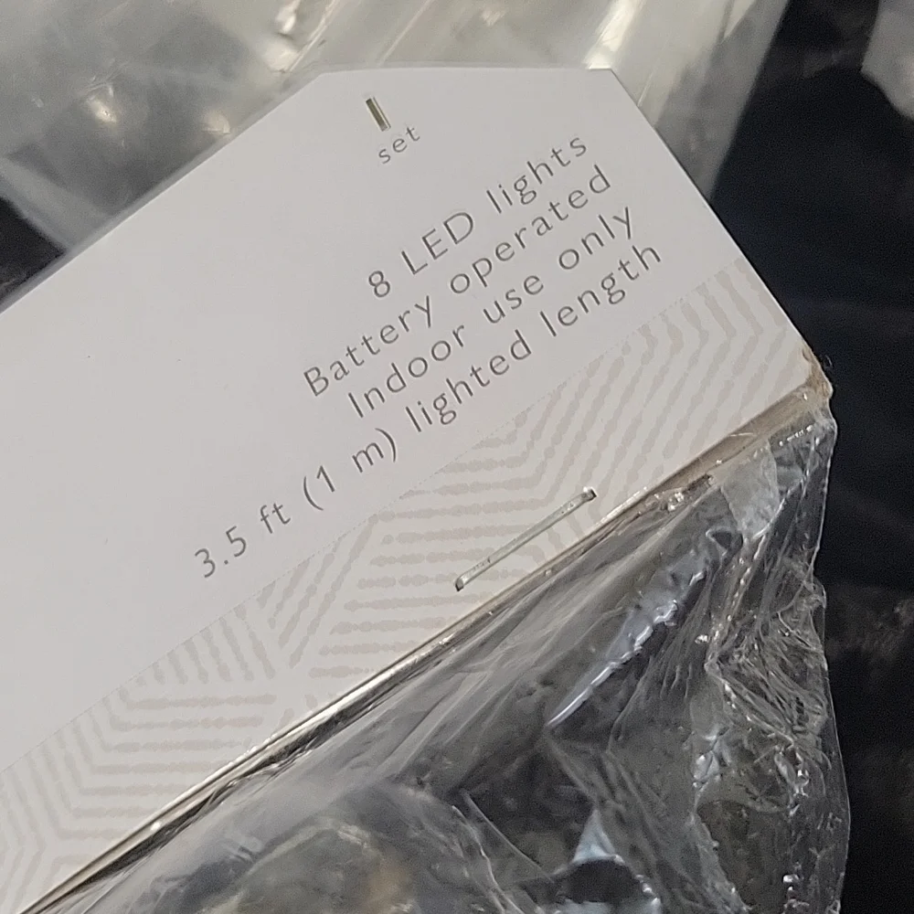 5 For 25.00/1 Set/String Lights/New in bags,batteries Needed
